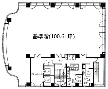 大森本田ビル601 間取り図