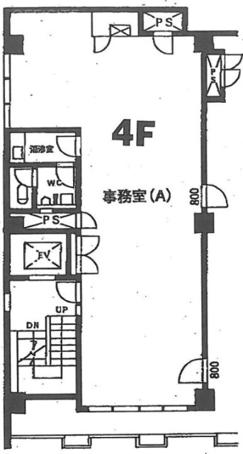 八洲ビルBビル3F 間取り図