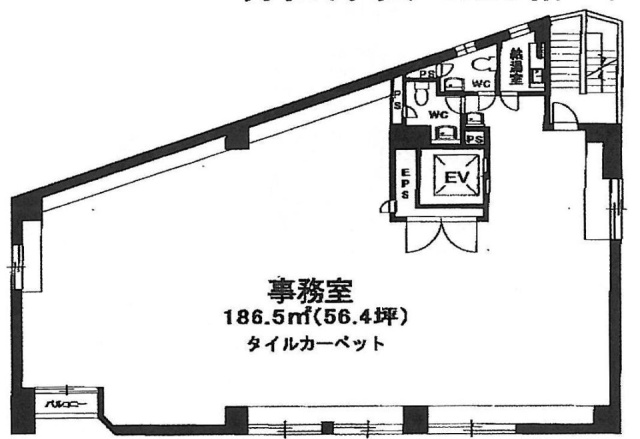 第12南日本ビル7F 間取り図