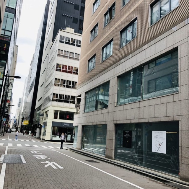 Ginza Wiilow Avenueビル ビル前面道路