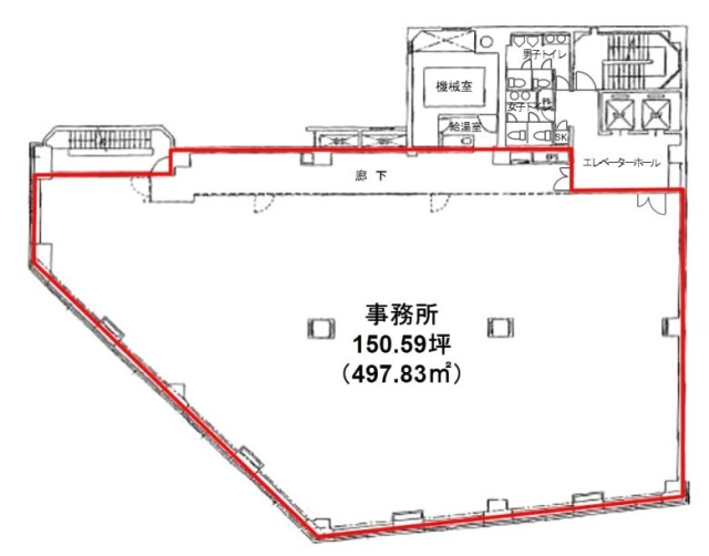 メットライフ川崎ビル4F 間取り図