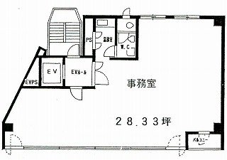 カネヒロビル8F 間取り図