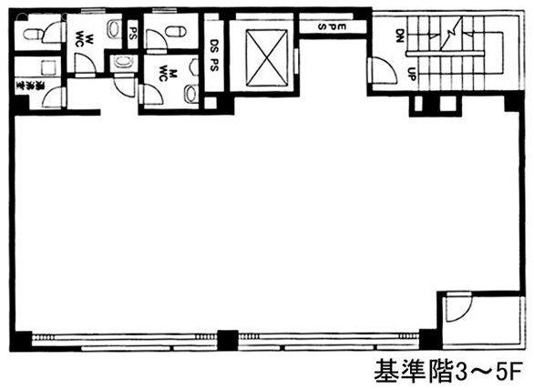 新橋TSビル7F 間取り図