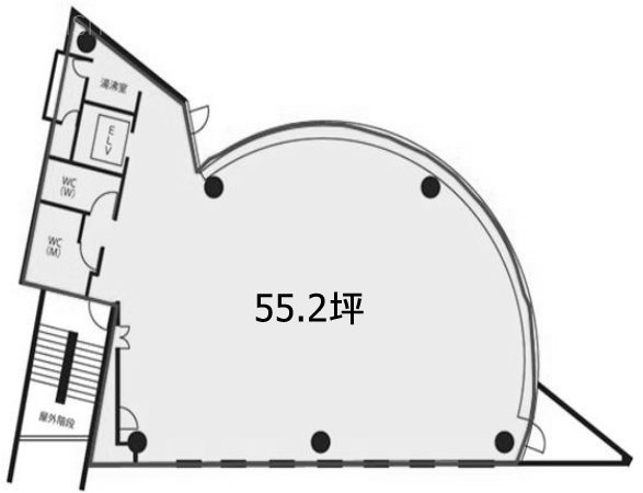 いちご目黒ビル7F 間取り図