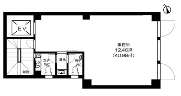 GS BLD.Ⅲ4F 間取り図