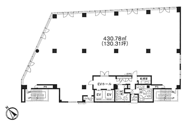 JPR麹町ビル4F 間取り図