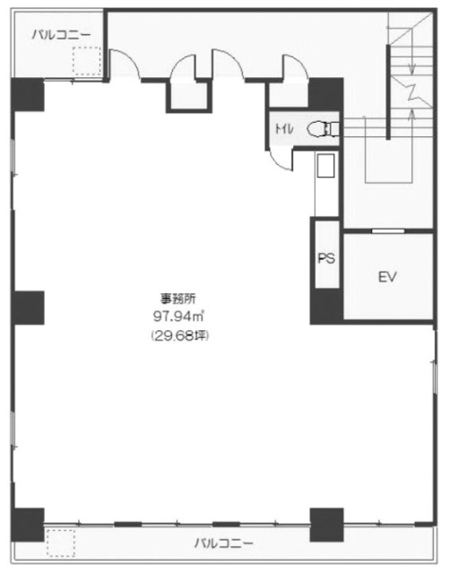 王子Nビル3F 間取り図