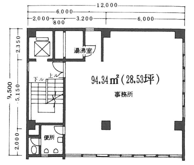 SKビル4F 間取り図