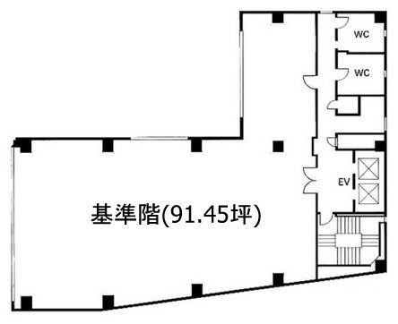 AMINAKA九段ビル5F 間取り図