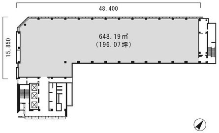 渋谷スクエアAビル9F 間取り図