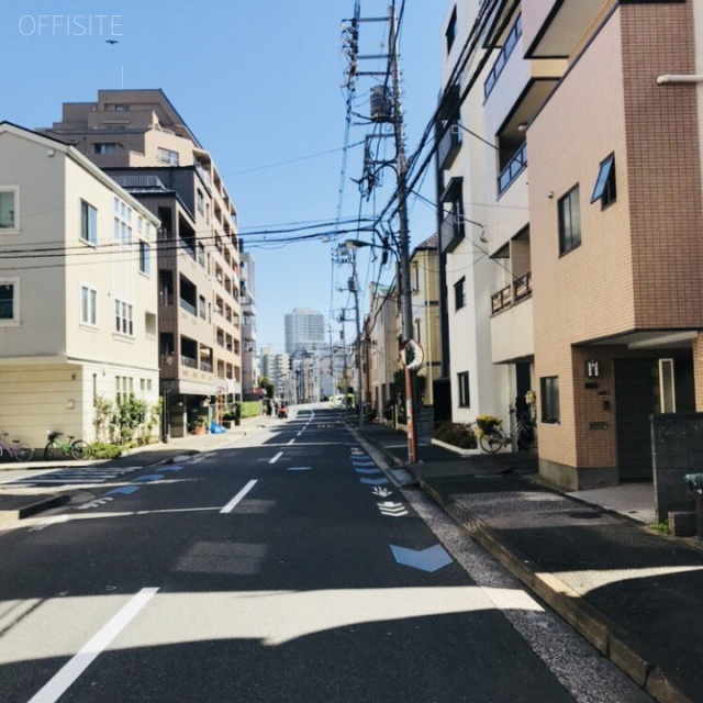 アンジュビル ビル前面道路