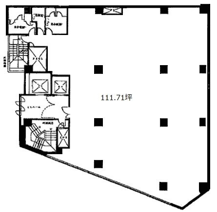 西新宿高木ビル9F 間取り図