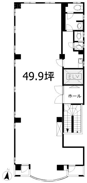 1510ビル9F 間取り図