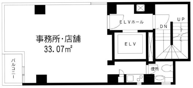 幸正ビル6F 間取り図