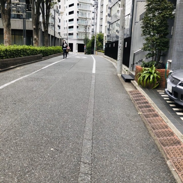 六鴨ビル ビル前面道路