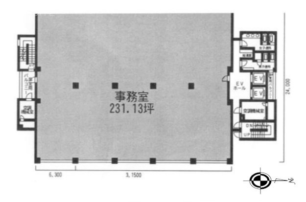 江間忠錦糸町ビル1F 間取り図