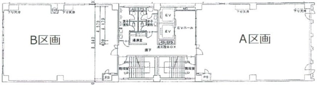 東武銀座第1ビルB 間取り図