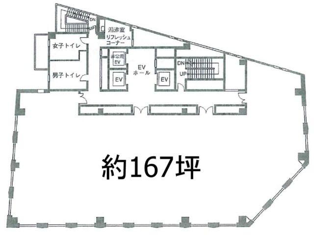 虎ノ門清和ビル3F 間取り図