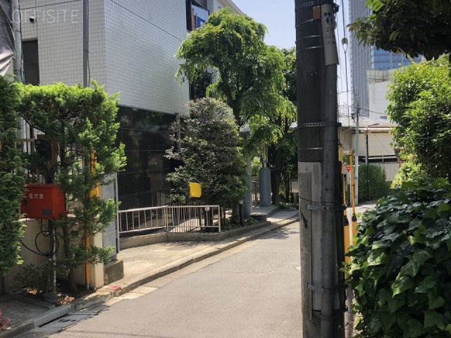ザ・テラス ビル前面道路