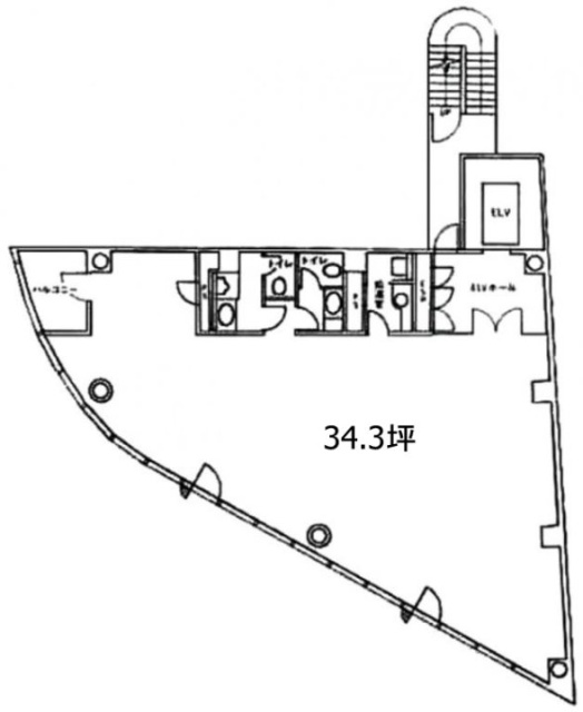 五反田S&Lビル3F 間取り図