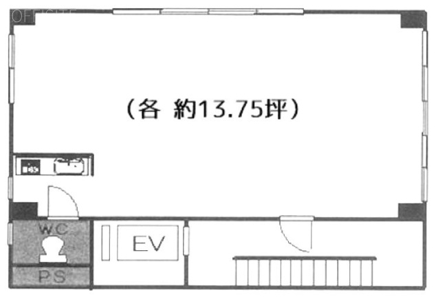 タロービル2F 間取り図