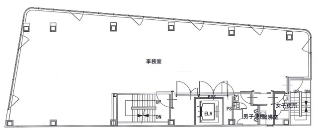 イマス葵ビル4F 間取り図