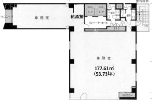 Jプロ東日本橋ビル6F 間取り図