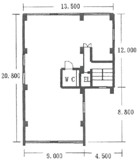 大秀ビル302 間取り図