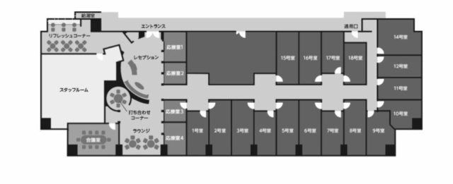 JBC(ワールドビジネスガーデン)9 間取り図