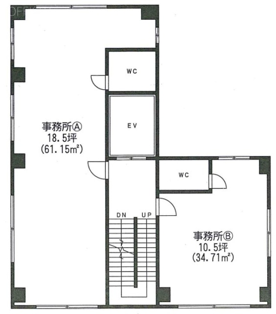 岡崎ビルB 間取り図