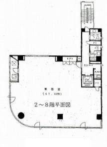 芝大門牧田ビル3F 間取り図