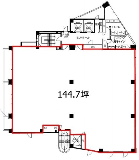 寿光ビル6F 間取り図