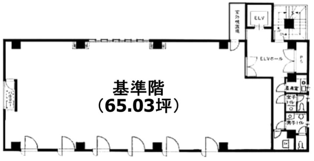 麹町ECKビル4F 間取り図