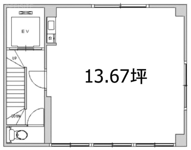 豊島電気会館4F 間取り図