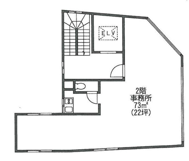 北島ビル2F 間取り図