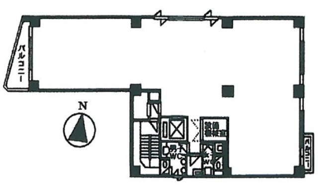 神田司町ビル9F 間取り図