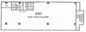 祐ビル4F 間取り図