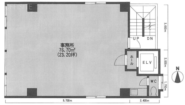 小林ビル2F 間取り図