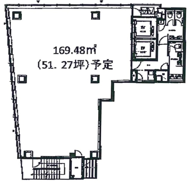 新宿第1アオイビル3F 間取り図