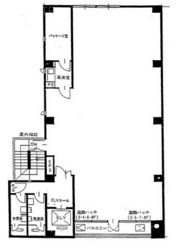 宮川ビル7F 間取り図
