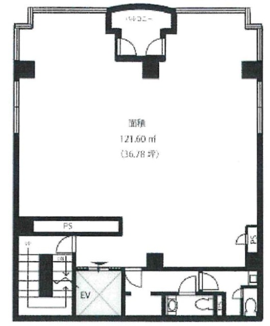 関内エスビル4F 間取り図