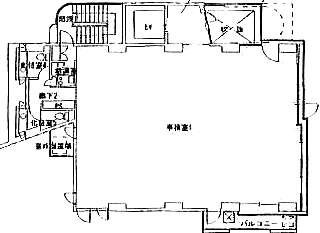 富ヶ谷オフィスビル5F 間取り図