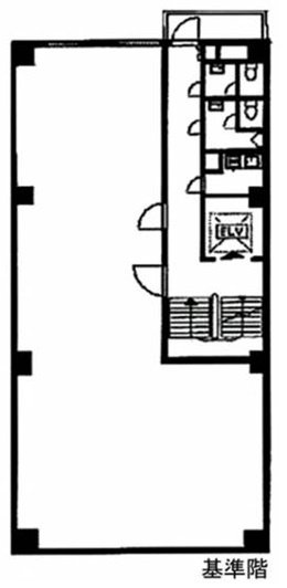 福禄(ふくろく)ビルA 間取り図