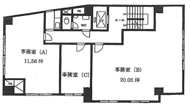 田口ビル3F 間取り図