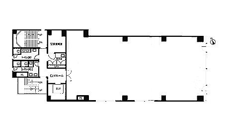芝井原ビル6F 間取り図