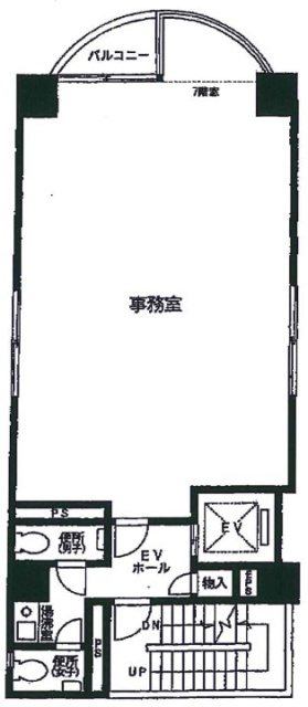 広尾AKビル1F 間取り図