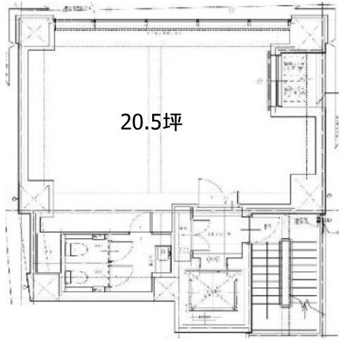 ハイホーム六本木ビル4F 間取り図