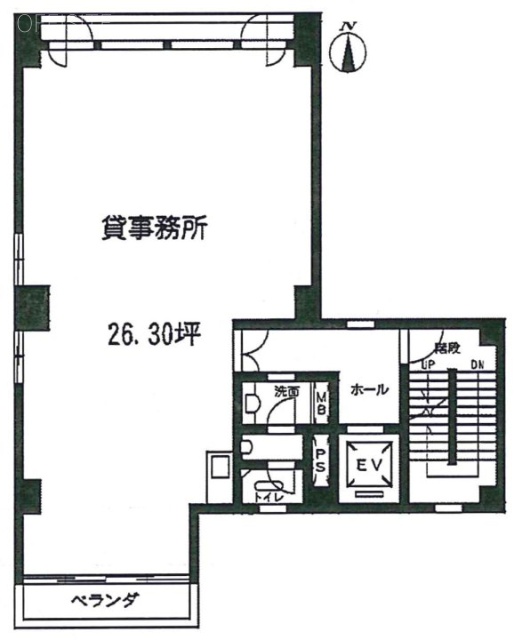 和田ビル4F 間取り図