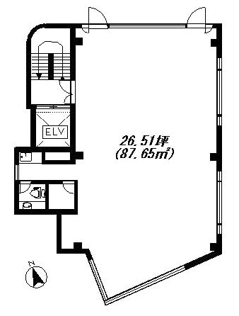 N-1ビル2F 間取り図