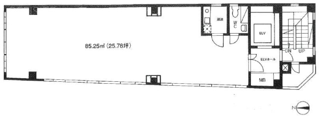 すずらん通りT&Aビル4F 間取り図
